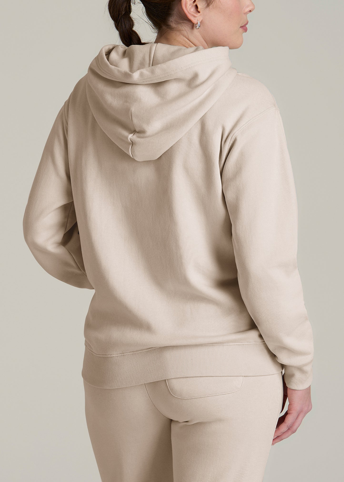 Wearever Fleece Relaxed Fit Women's Tall Hoodie in Shell