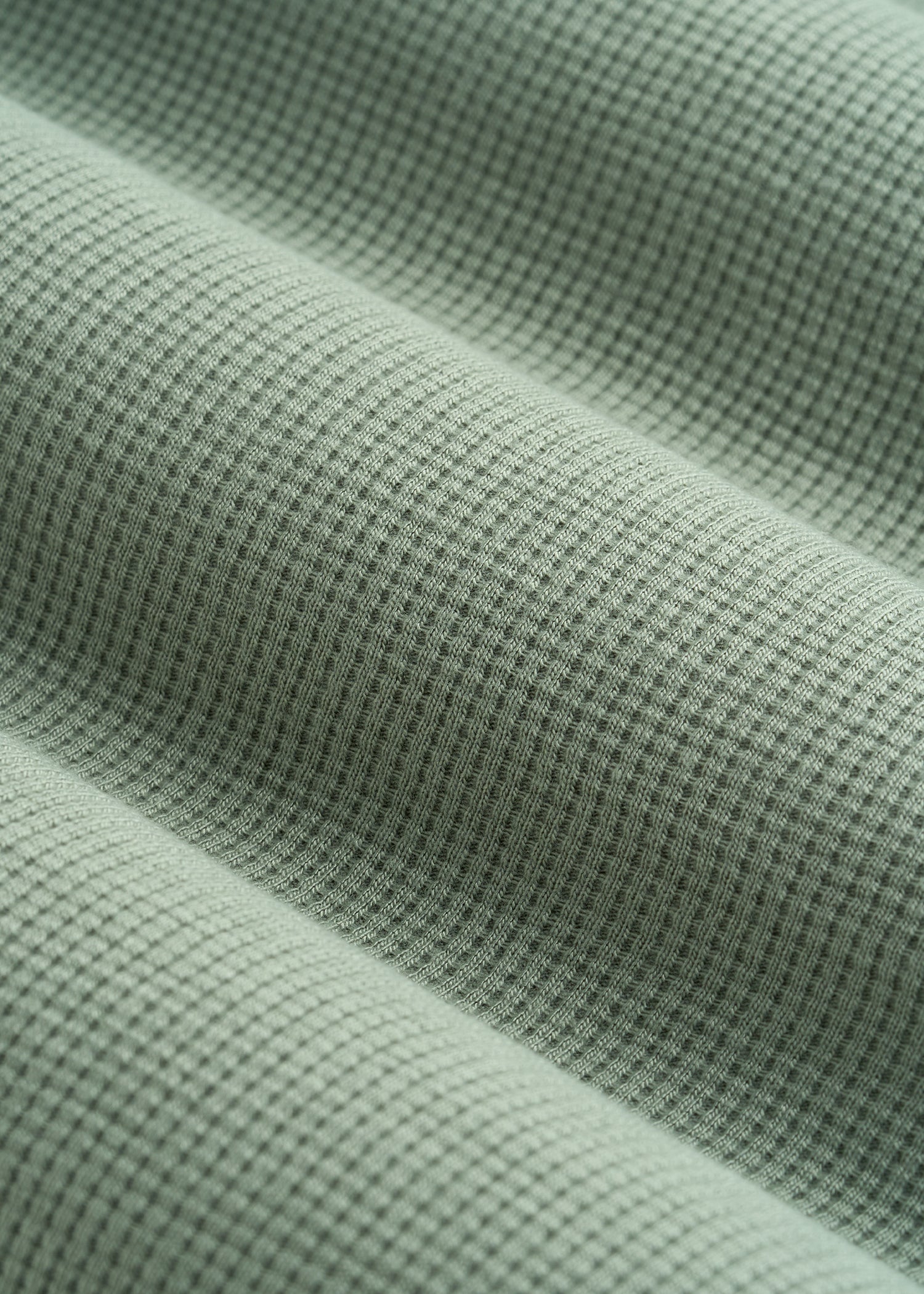 Waffle Lounge Robe for Tall Women in Seagrass