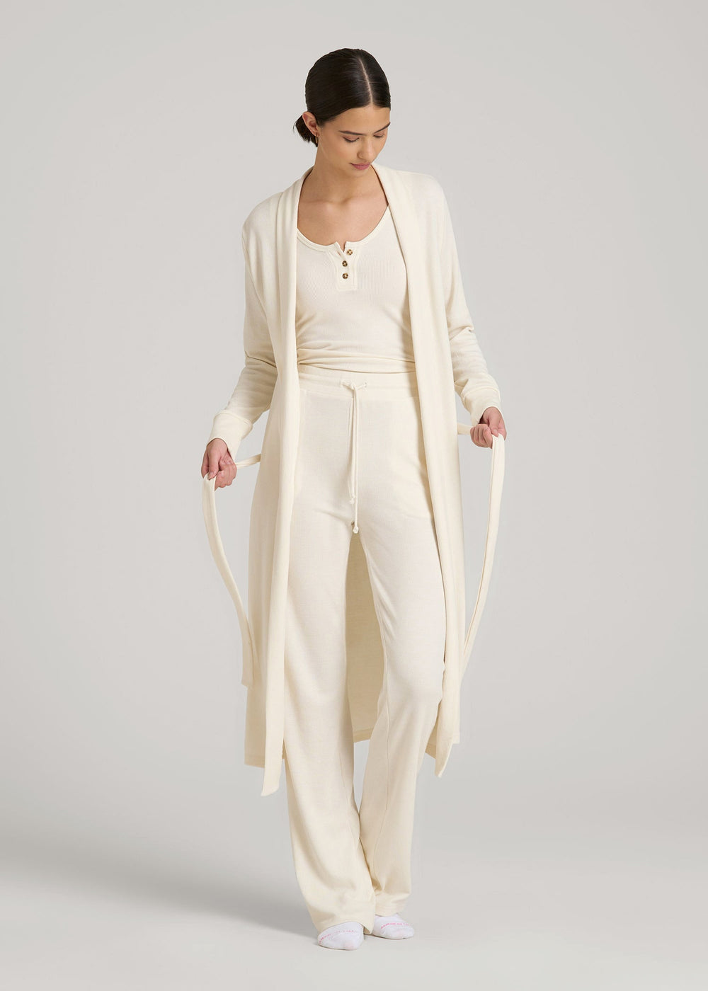 Waffle Lounge Robe for Tall Women | American Tall