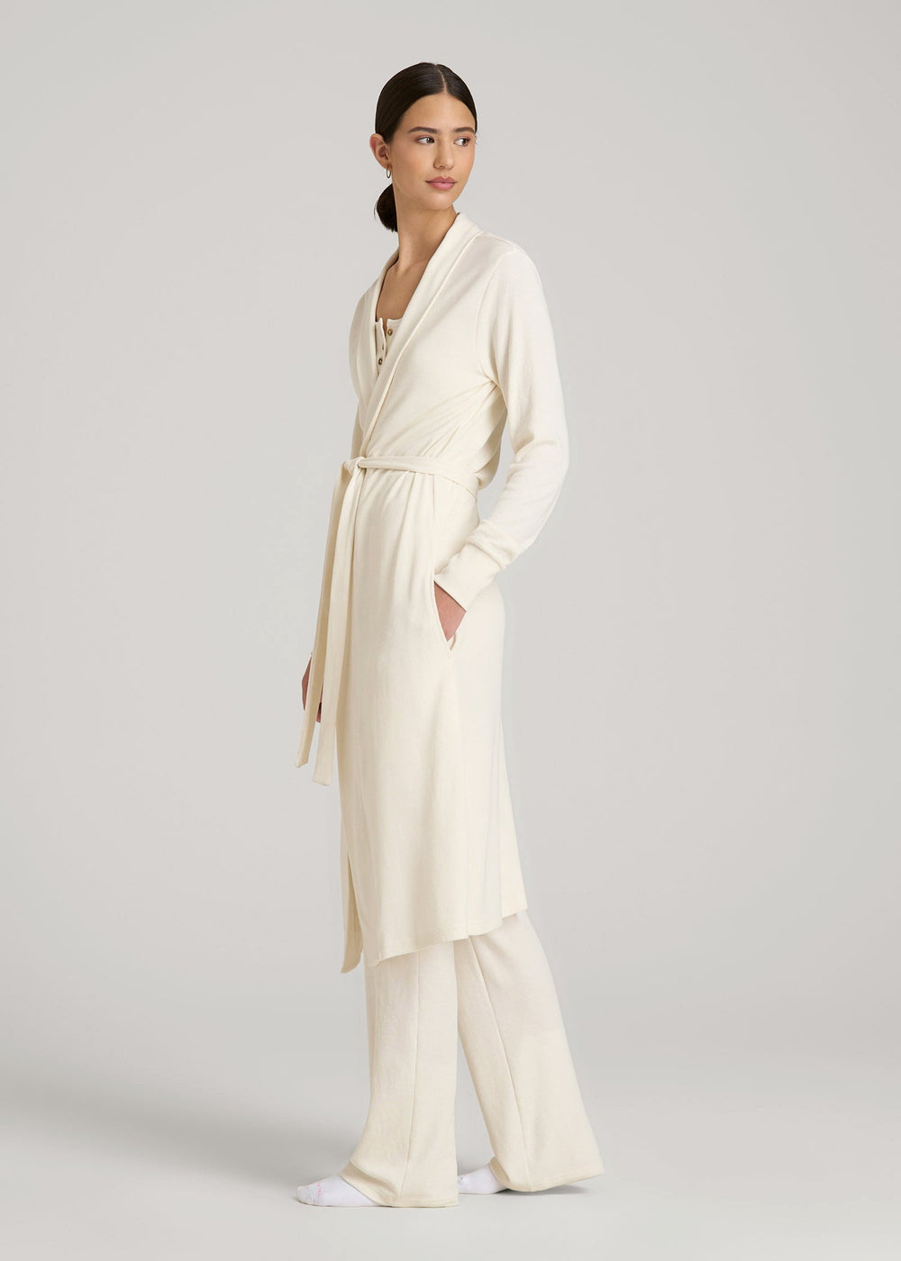 Waffle Lounge Robe for Tall Women | American Tall