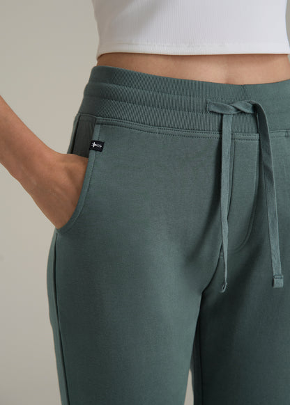 Wearever 2.0 French Terry Joggers for Tall Women in Balsam Green