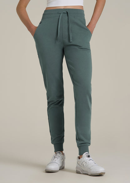 Wearever 2.0 French Terry Joggers for Tall Women in Balsam Green