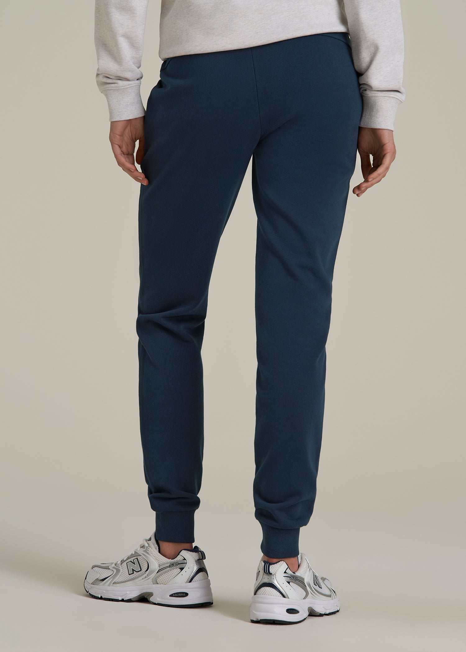 Wearever 2.0 French Terry Joggers for Tall Women in Navy Blue
