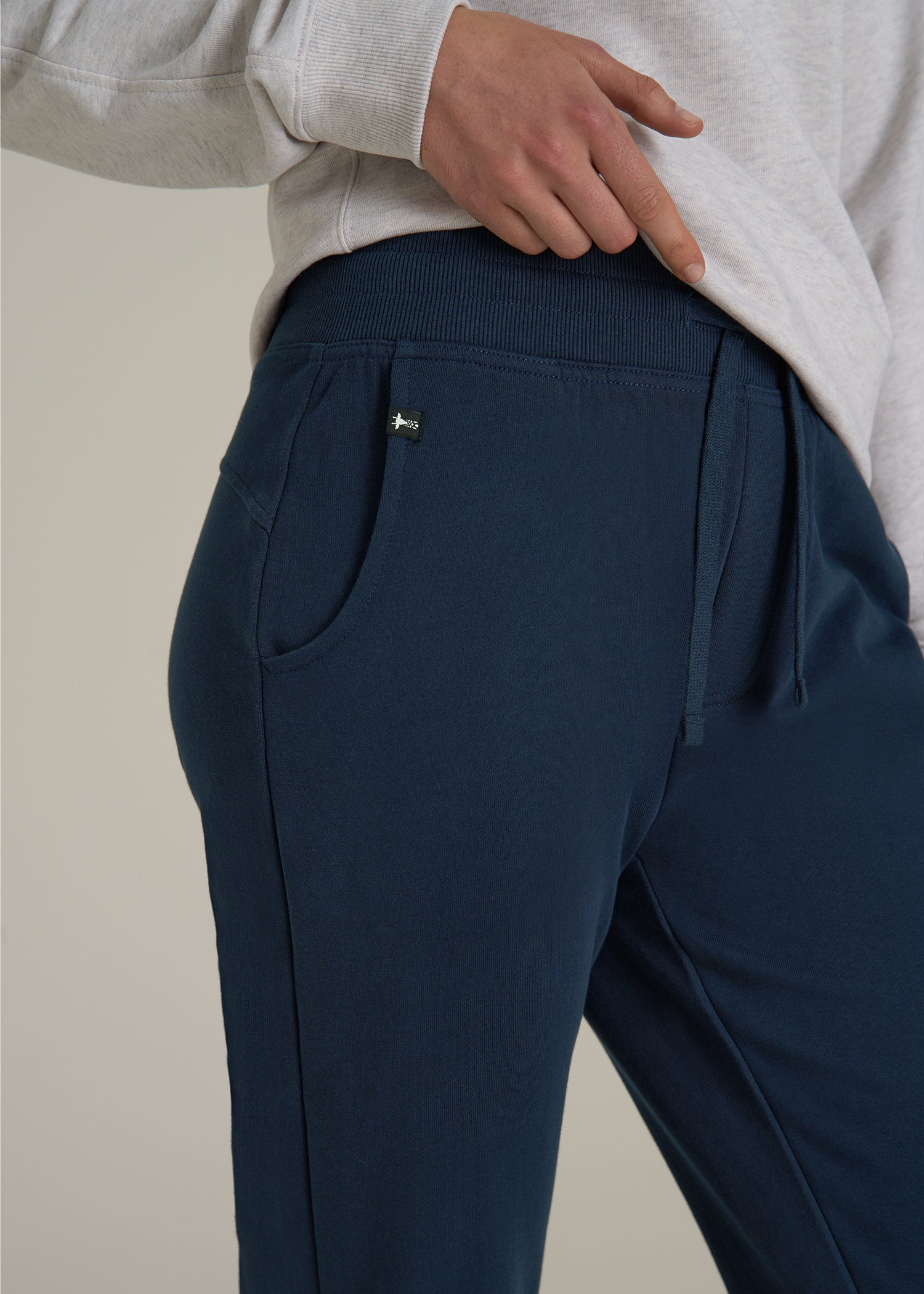 Wearever 2.0 French Terry Joggers for Tall Women in Navy Blue