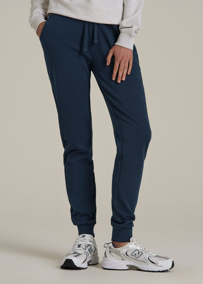 Wearever 2.0 French Terry Joggers for Tall Women in Navy Blue
