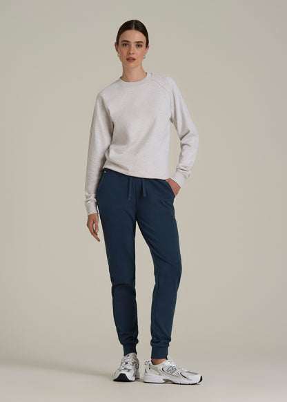 Wearever 2.0 French Terry Joggers for Tall Women in Navy Blue