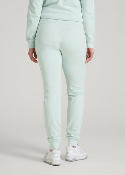 Wearever 2.0 French Terry Joggers for Tall Women in Opal Blue