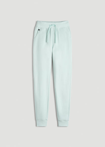 Wearever 2.0 French Terry Joggers for Tall Women in Opal Blue