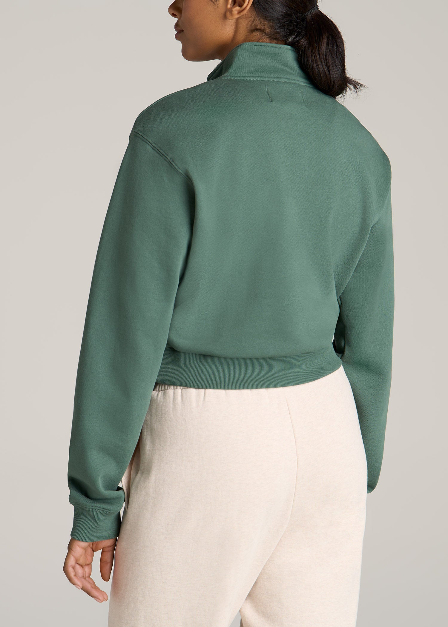 Wearever Fleece Relaxed Women's Tall Sweatpants Emerald – American