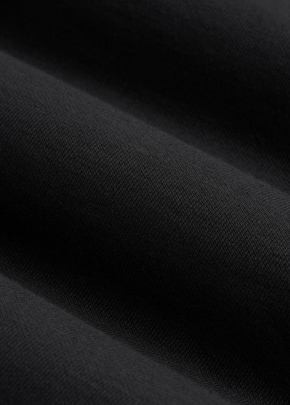 Wearever Fleece Cropped Zip-Up Hoodie for Tall Women in Black