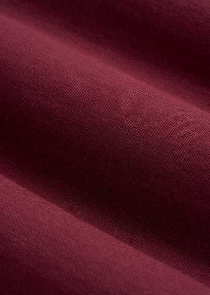 Wearever Fleece Cropped Zip-Up Hoodie for Tall Women in Tawny Port