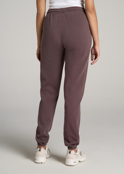 Wearever Fleece Regular Fit Sweatpants for Tall Women in Dusty Merlot