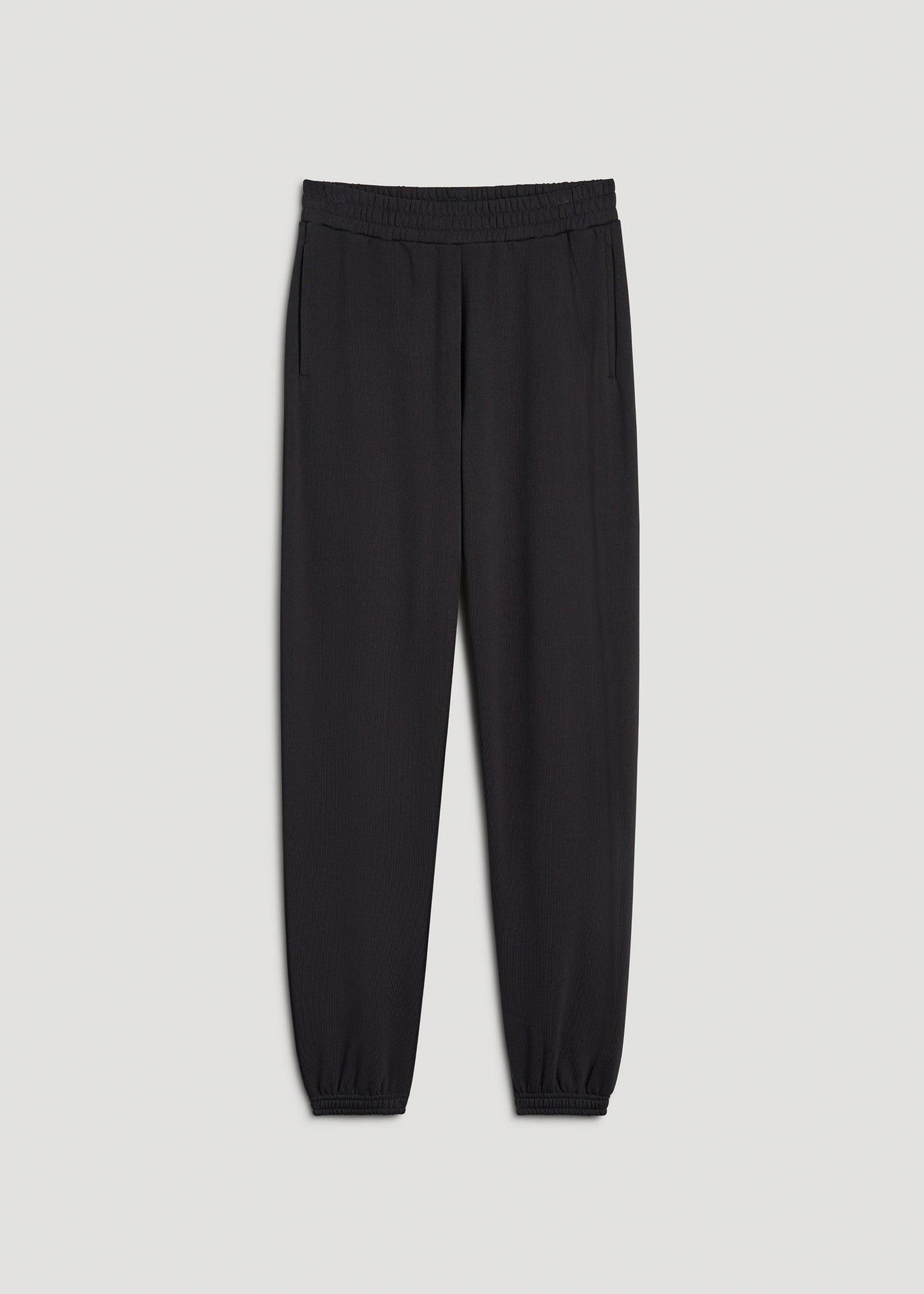 Wearever Fleece Relaxed Women's Tall Sweatpants in Graphite Black