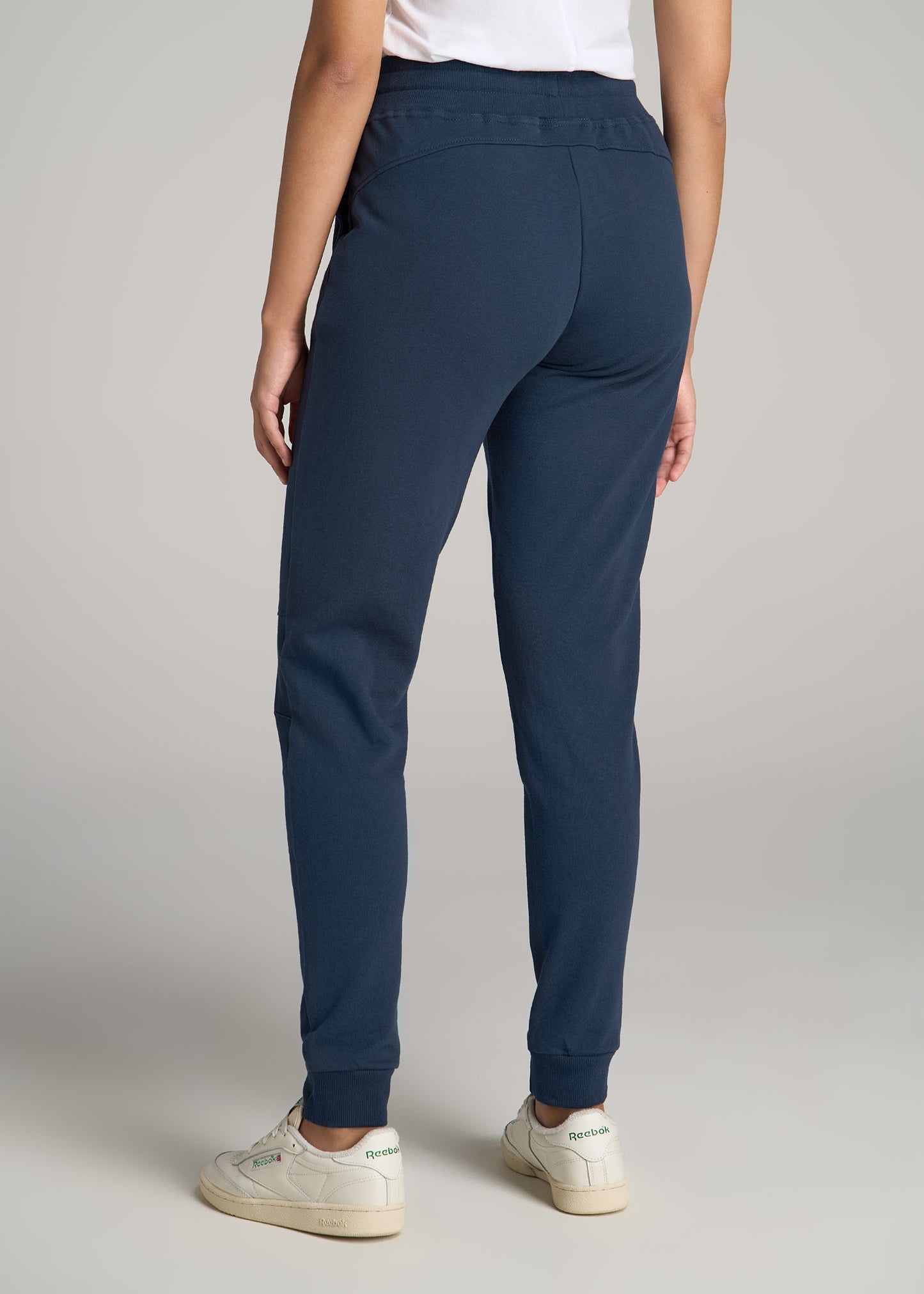 Women Tall Basic French Terry Jogger Bright Navy