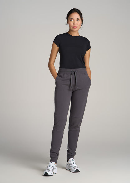 Wearever French Terry Joggers for Tall Women in Charcoal