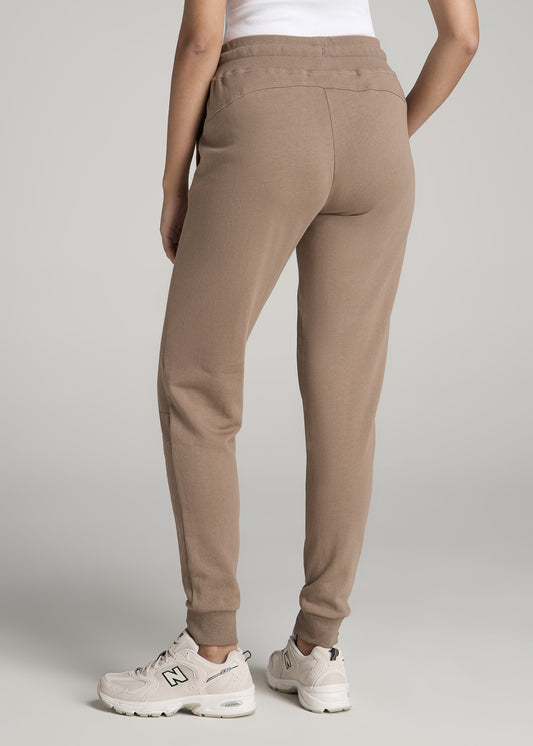 Wearever French Terry Tall Women's Joggers in Latte