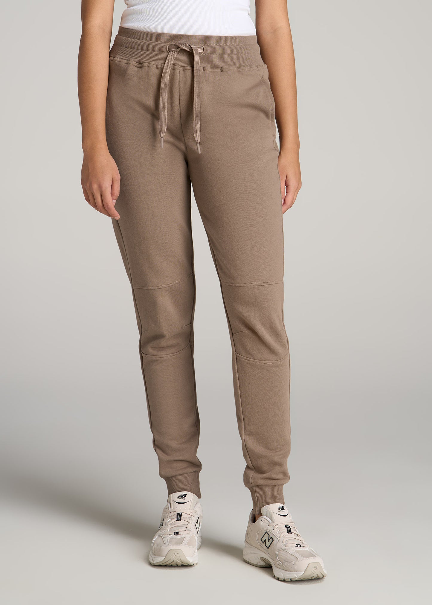 Wearever French Terry Tall Women's Joggers in Latte