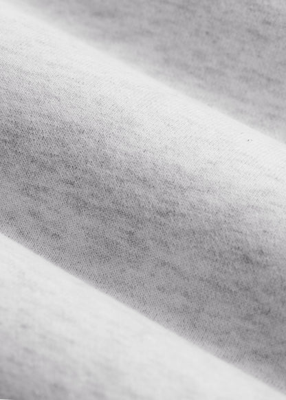 Wearever 2.0 Fleece Half-Zip Cropped Sweatshirt for Tall Women in Heather Cloud White