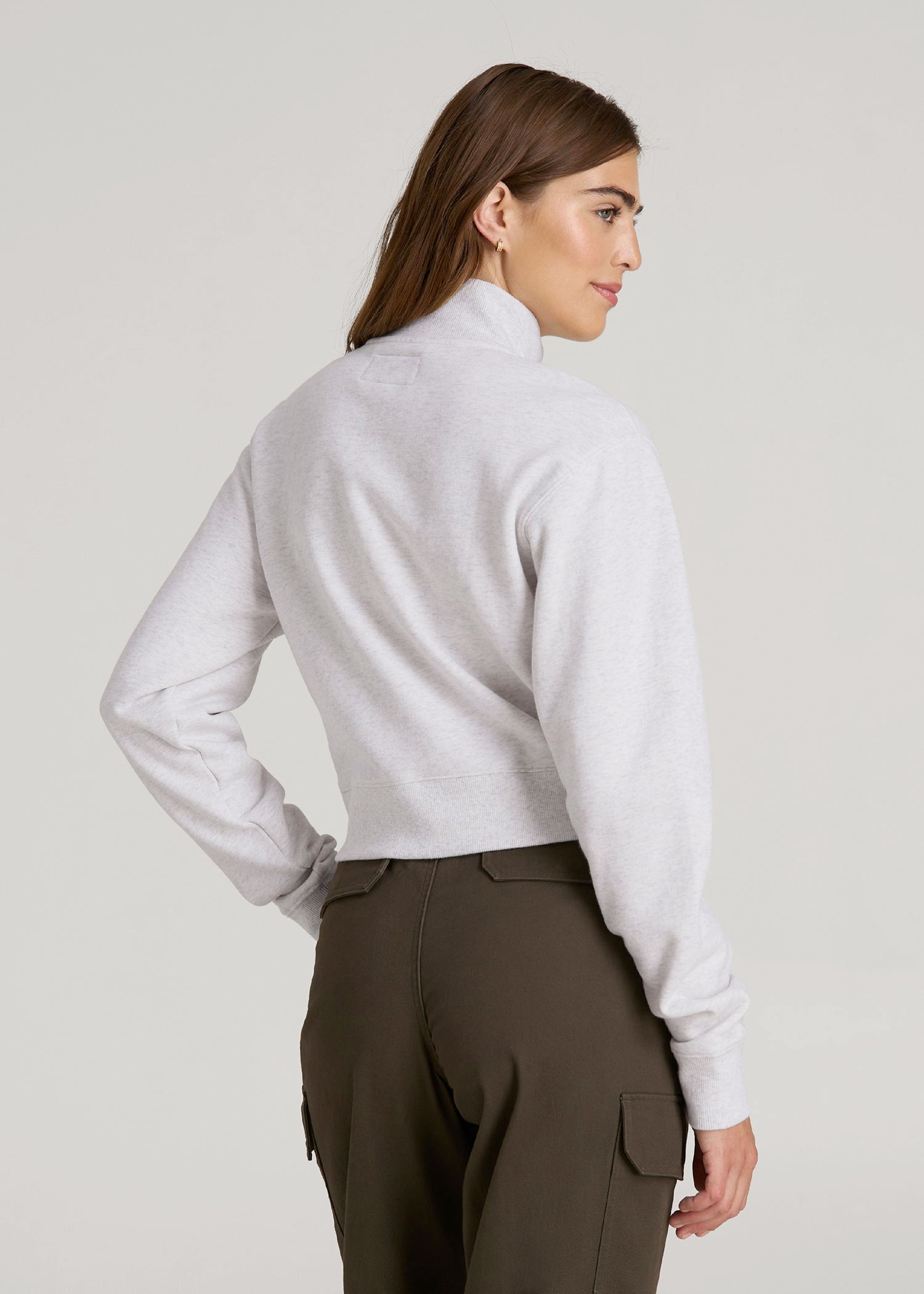 Wearever 2.0 Half-Zip Cropped Sweatshirt for Tall Women | American