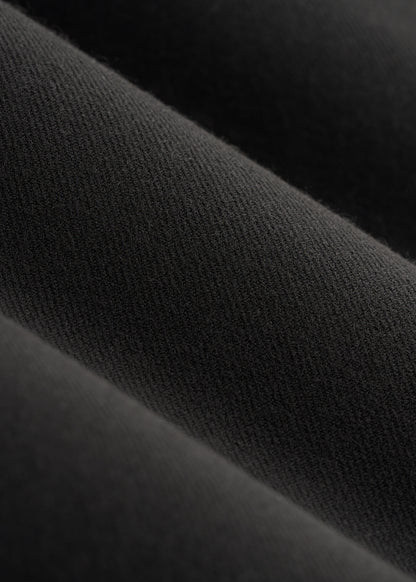 Wide-Leg Cuffed Pants for Tall Women in Black