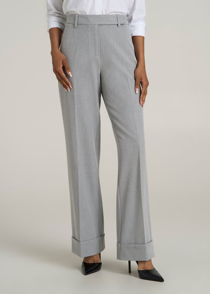 Grey Trousers Tall Palazzo Trousers ASOS DESIGN Tall Pleated Wide