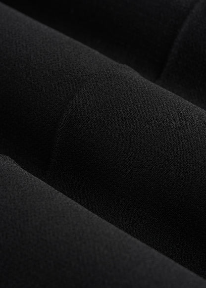 Wide Leg Pleated Dress Pants 2.0 for Tall Women in Black