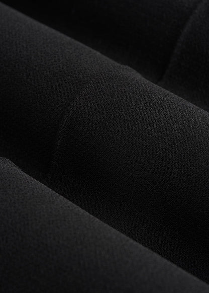 Wide Leg Pleated Dress Pants 2.0 for Tall Women in Black