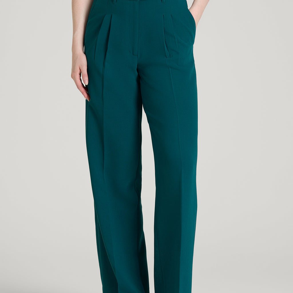 womens pleated dress pants Women Loose Wide-leg Suit Trouser Sequin Zip Strappy Fashion 34 Extra Tall Inseam Women's High Waisted Pleated Wide