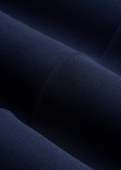 Wide Leg Pleated Dress Pants 2.0 for Tall Women in Navy