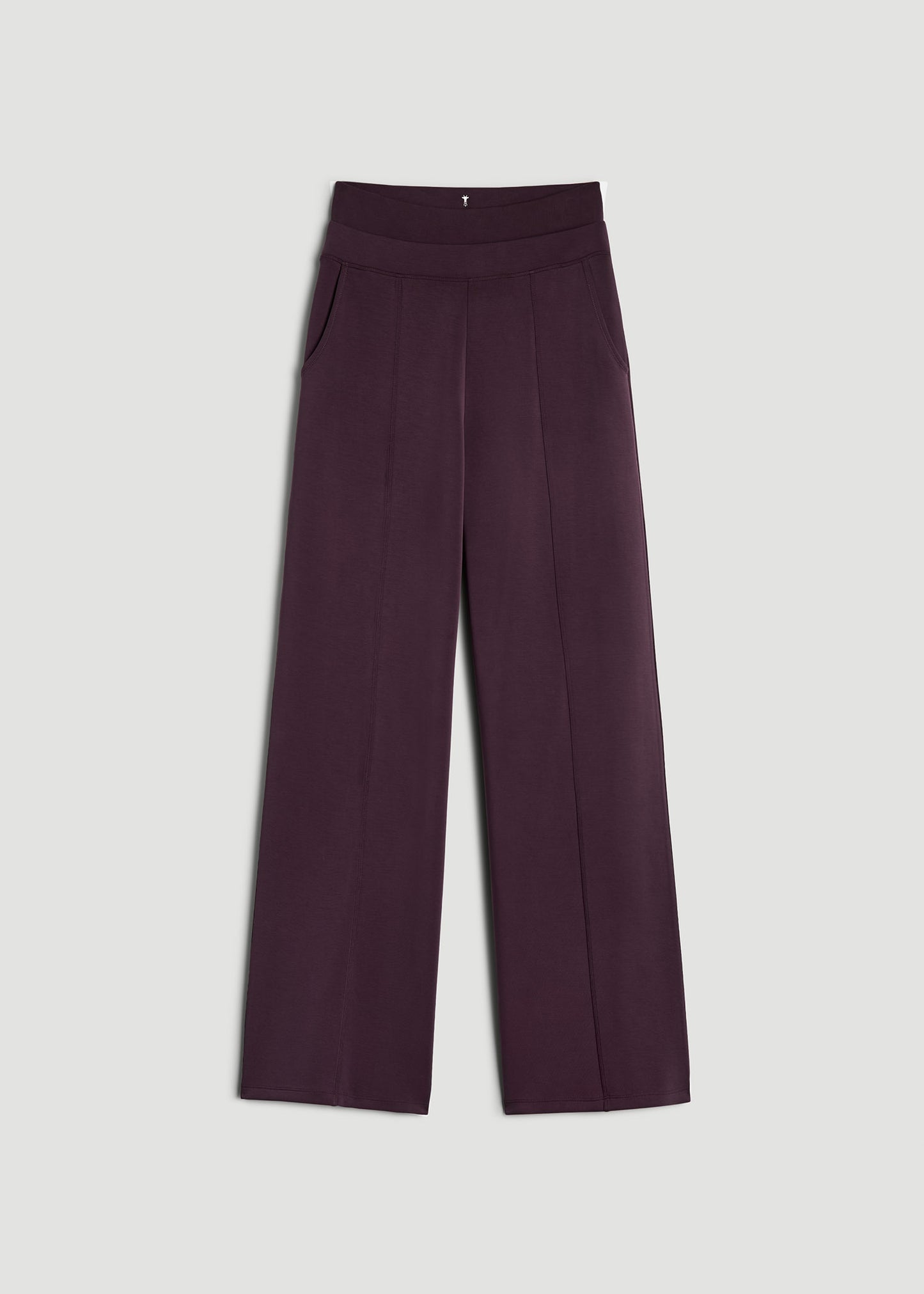 Butter Wide Leg Ultra High Rise Pant for Tall Women in Deep Purple