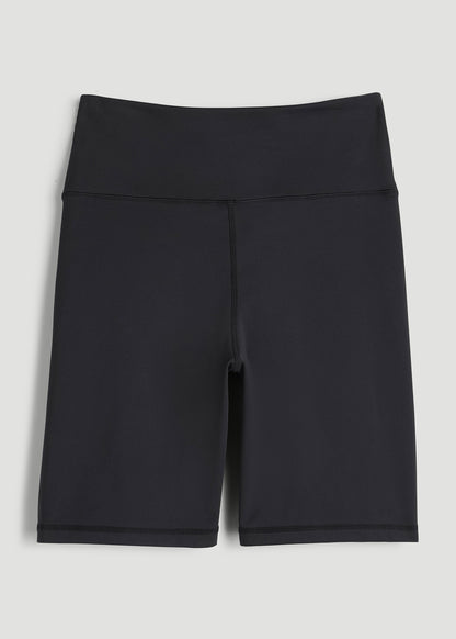 Balance Bike Shorts for Tall Women in Black