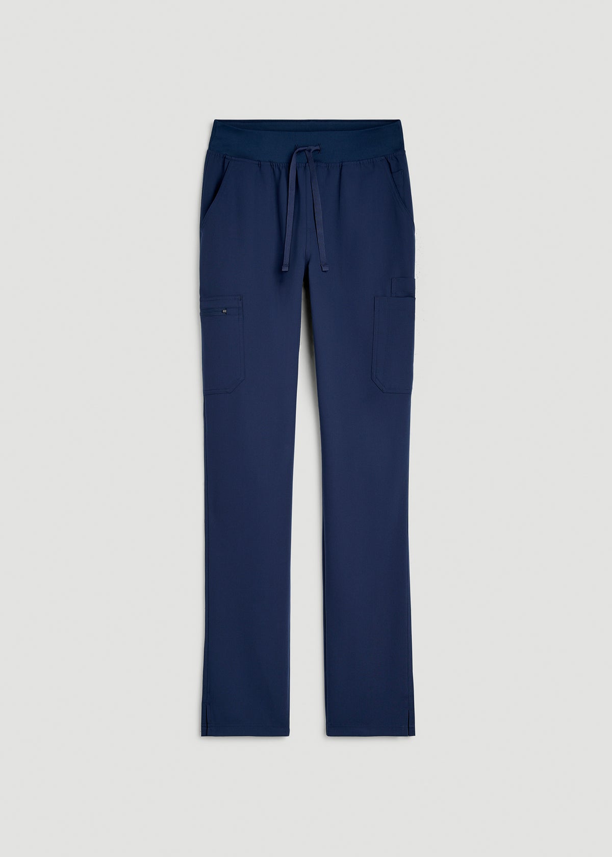 Cargo Scrub Pants for Tall Women in Navy Blue