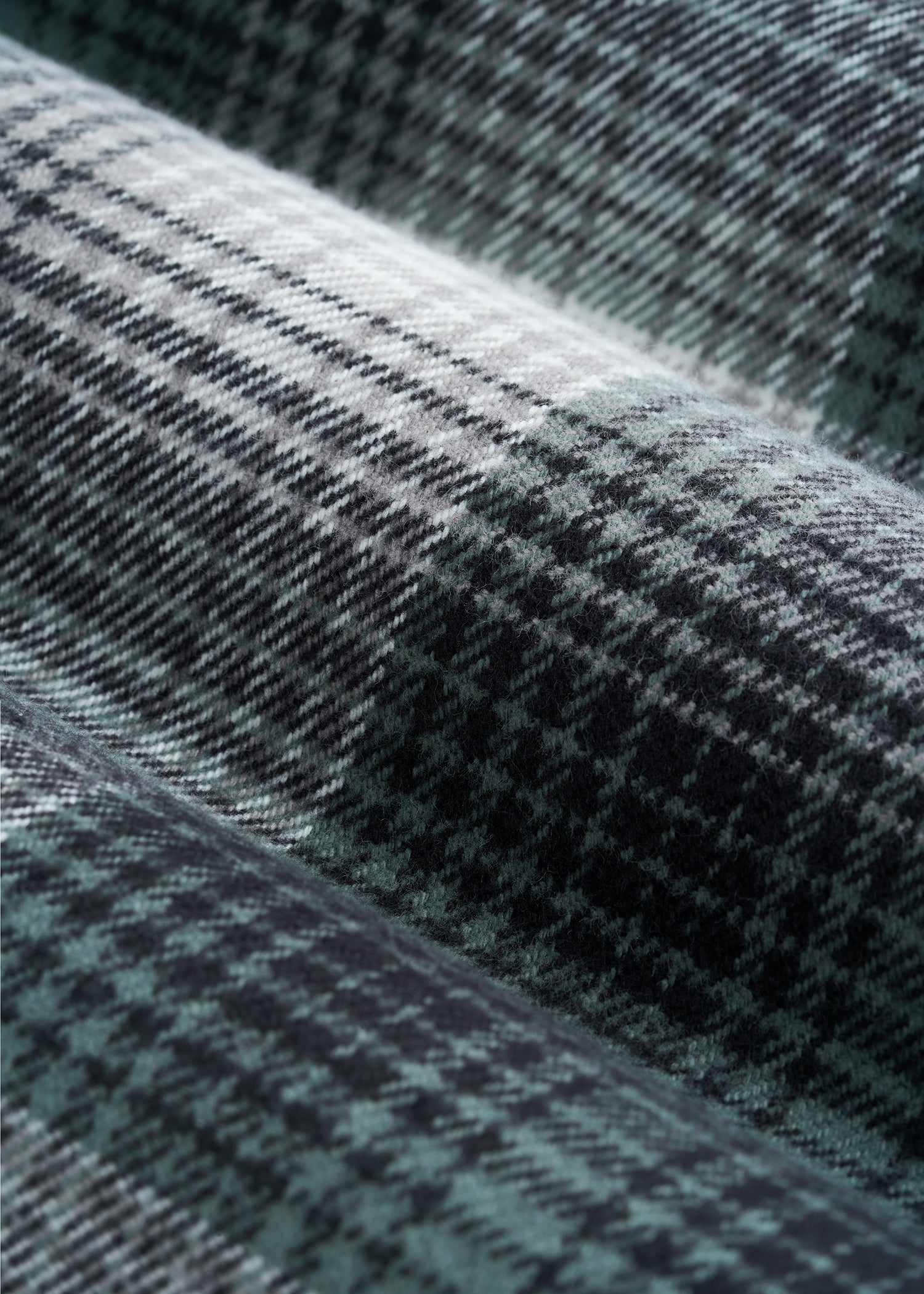 Flannel Shacket for Tall Women in Balsam Green Plaid