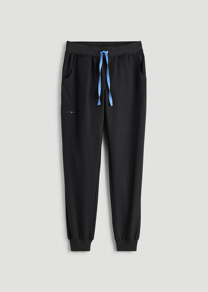 Scrub Joggers for Tall Women in Black