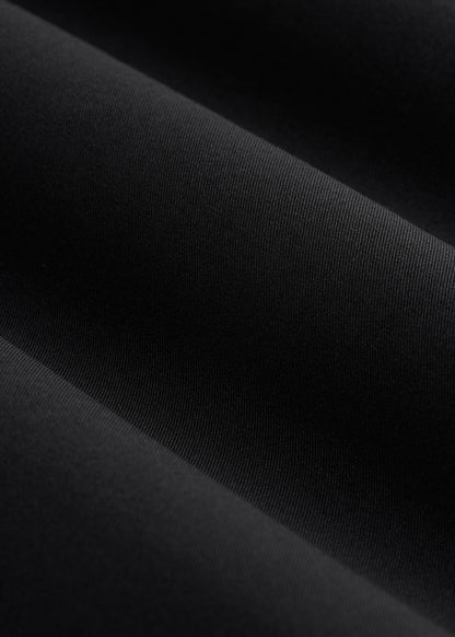 Short Sleeve V-Neck Scrub Top for Tall Women in Black