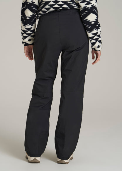 Snow Pants for Tall Women in Black