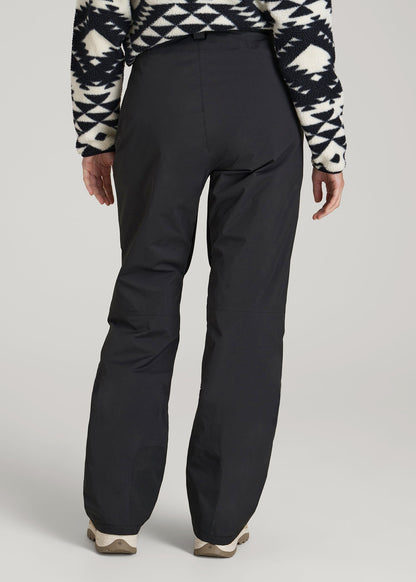 Snow Pants for Tall Women in Black
