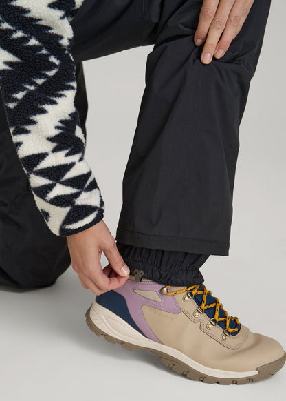 Snow Pants for Tall Women in Black