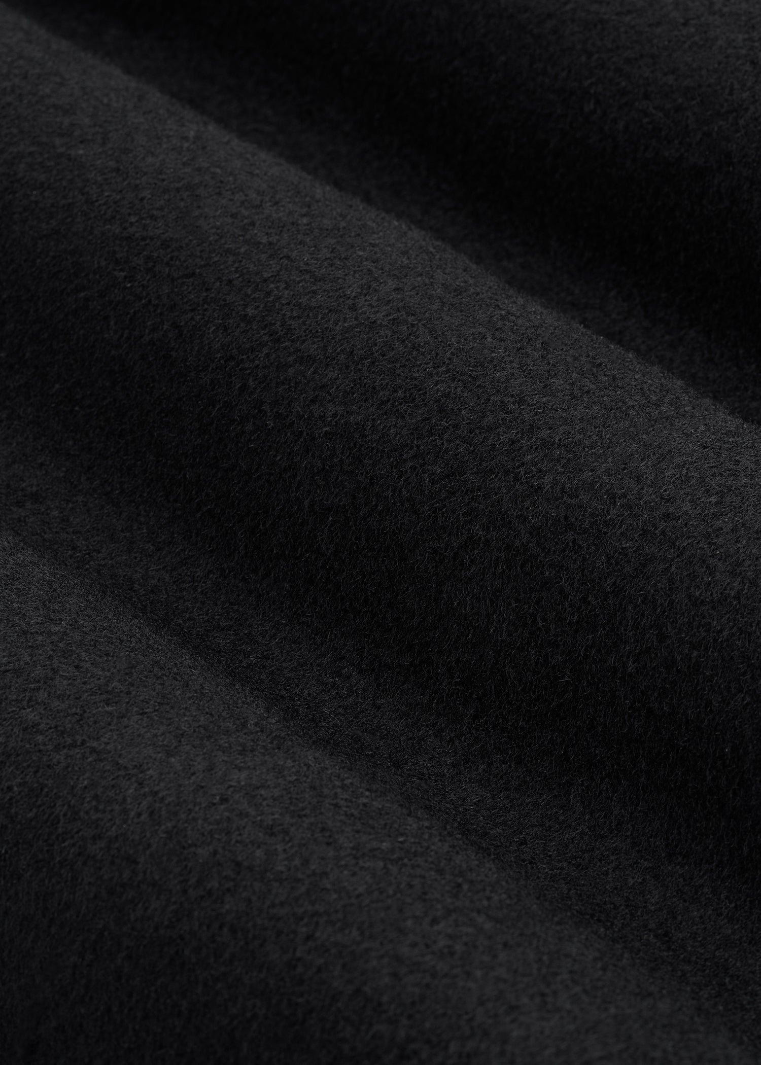 Wool Coat for Tall Women in Black