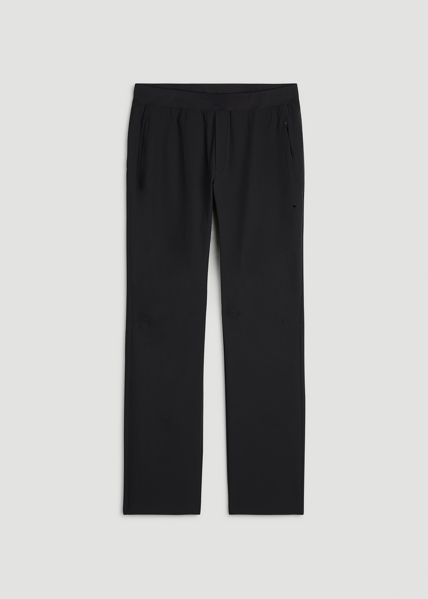 Featherweight Straight Leg Track Pant for Tall Men in Black
