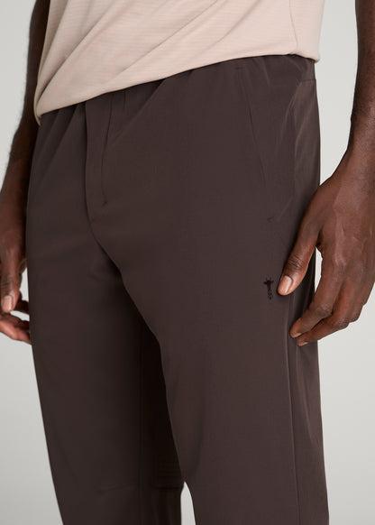 Featherweight Straight Leg Track Pant for Tall Men in Espresso