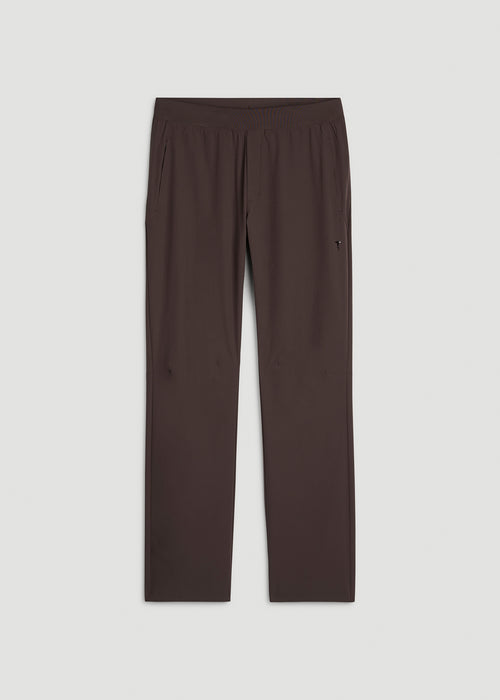 Featherweight Straight Leg Track Pant for Tall Men in Espresso