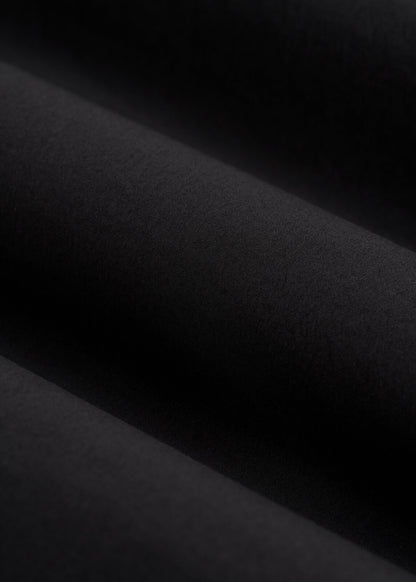 Stretch Board Shorts for Tall Men in Deep Black