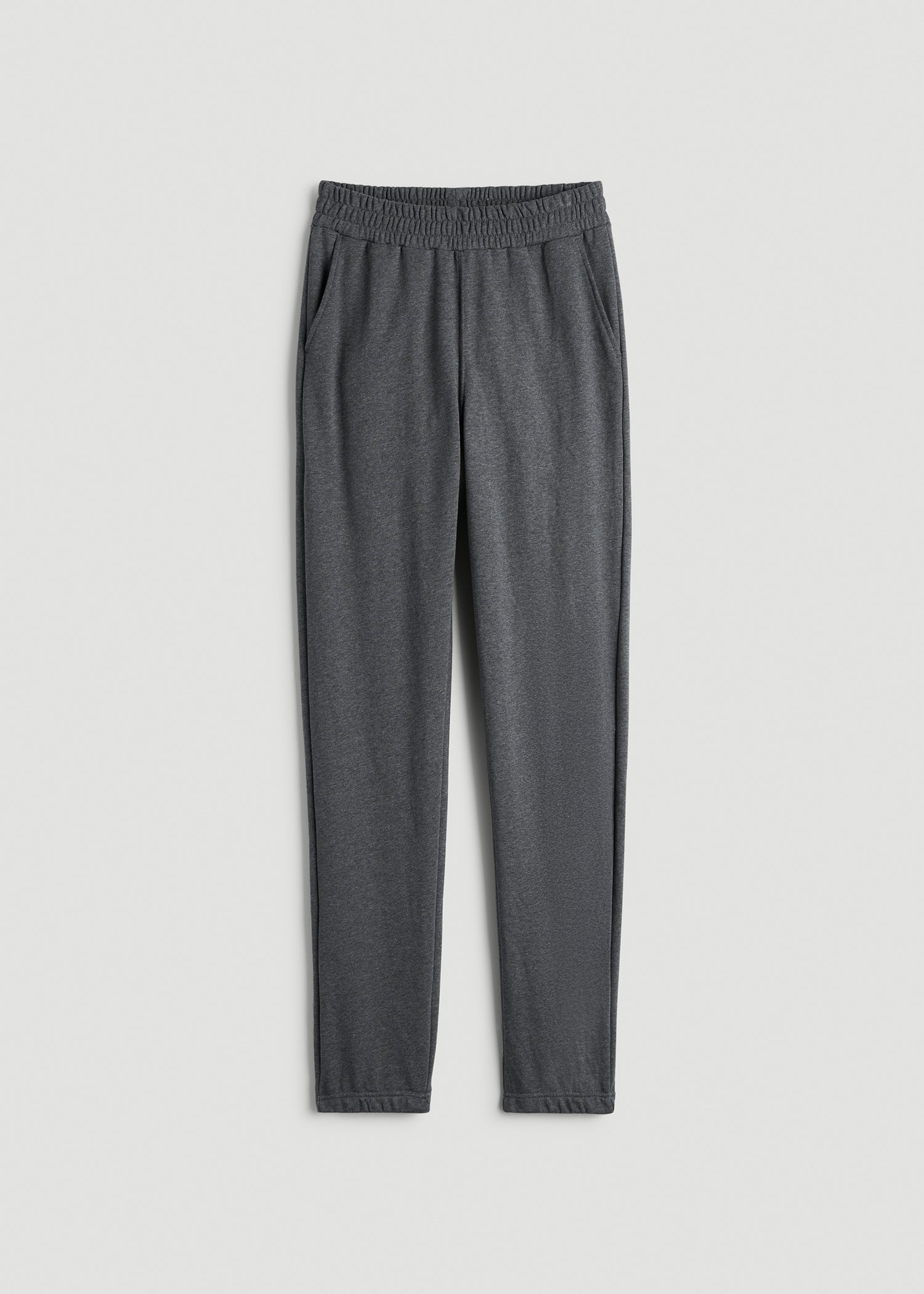 Wearever French Terry Sweatpants for Tall Men in Charcoal Mix