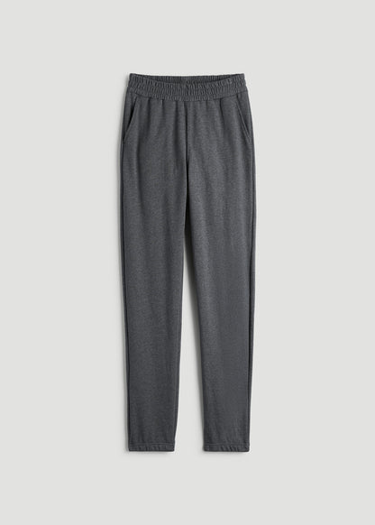 Wearever French Terry Sweatpants for Tall Men in Charcoal Mix