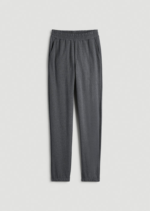 Wearever French Terry Sweatpants for Tall Men in Charcoal Mix
