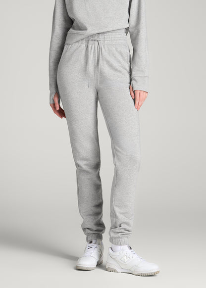 Core Motion Slim Fit Sweatpants for Tall Women in Grey Mix