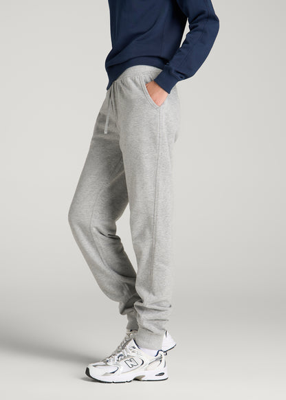 Everyday French Terry Jogger for Tall Women in Grey Mix