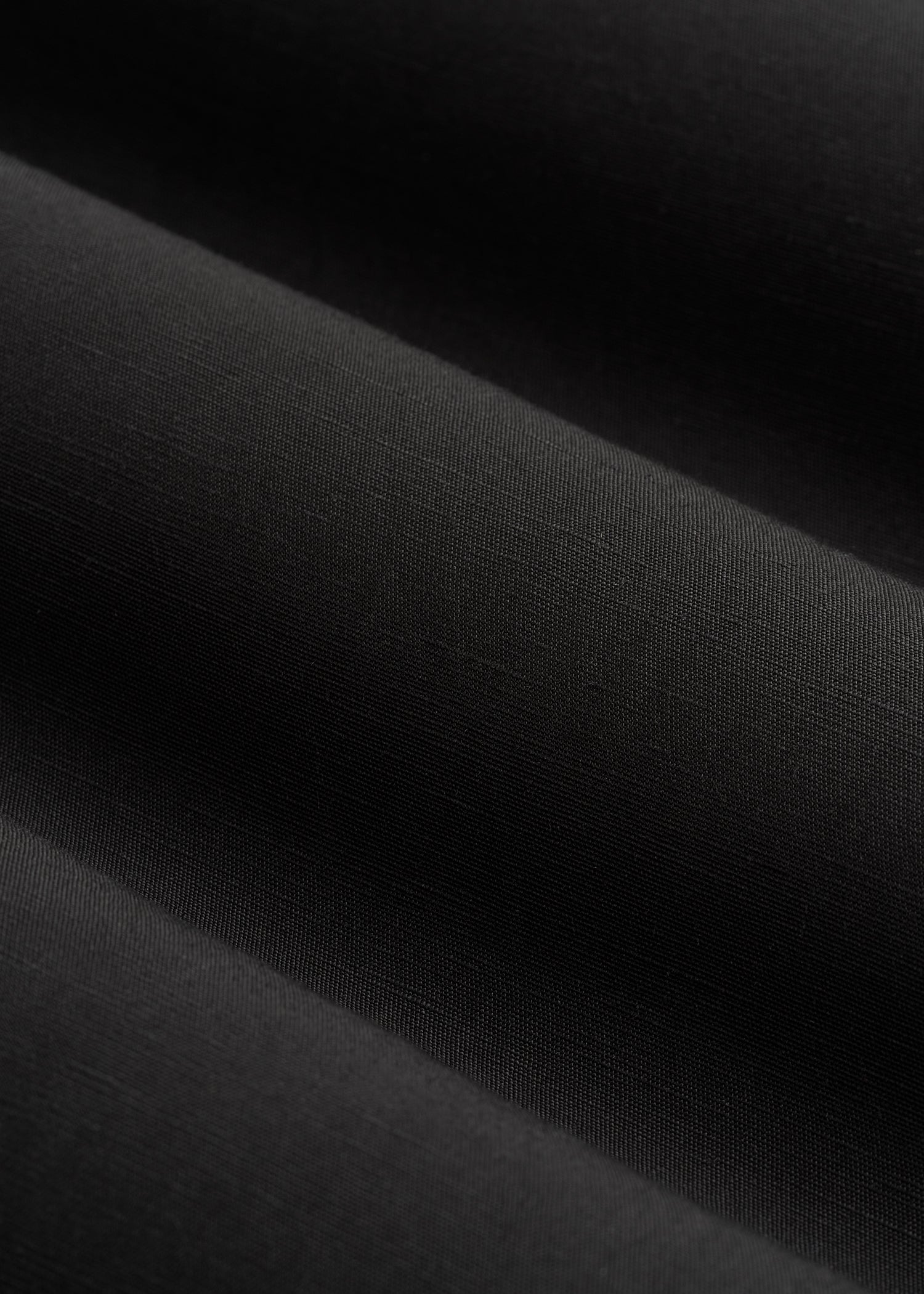 High Rise Cargo Parachute Pants for Tall Women in Black