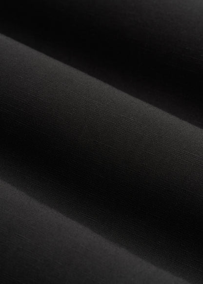 High Rise Cargo Parachute Pants for Tall Women in Black